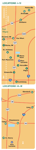 Ohio Drop Box Route Map